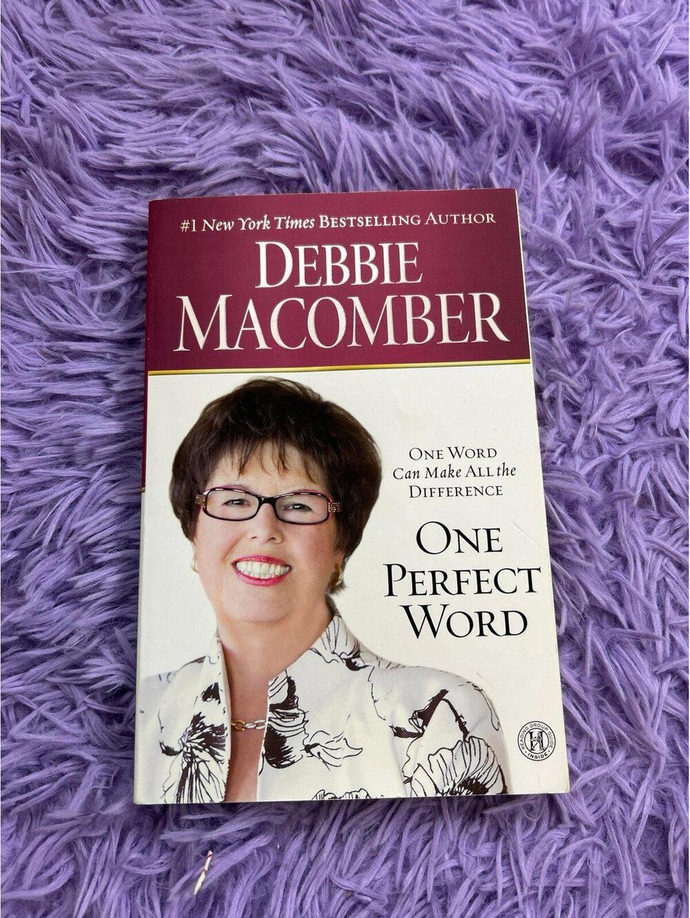 One Perfect Word by Debbie Macomber Paperback Inspirational Christian Faith Book